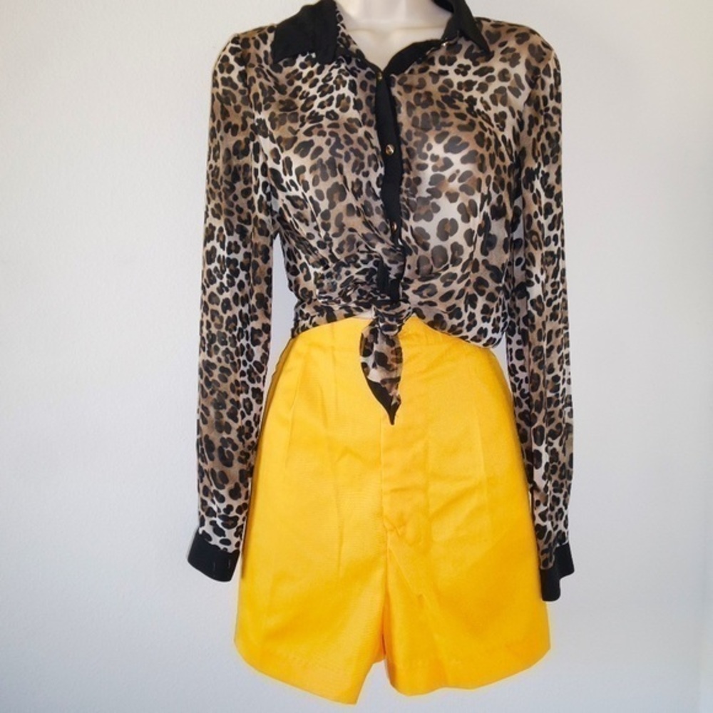 Varsity Yellow Shorts